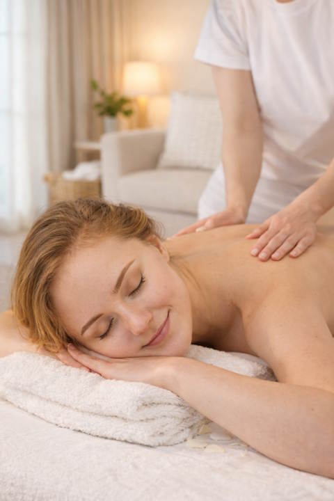 台灣到府居家按摩服務情境